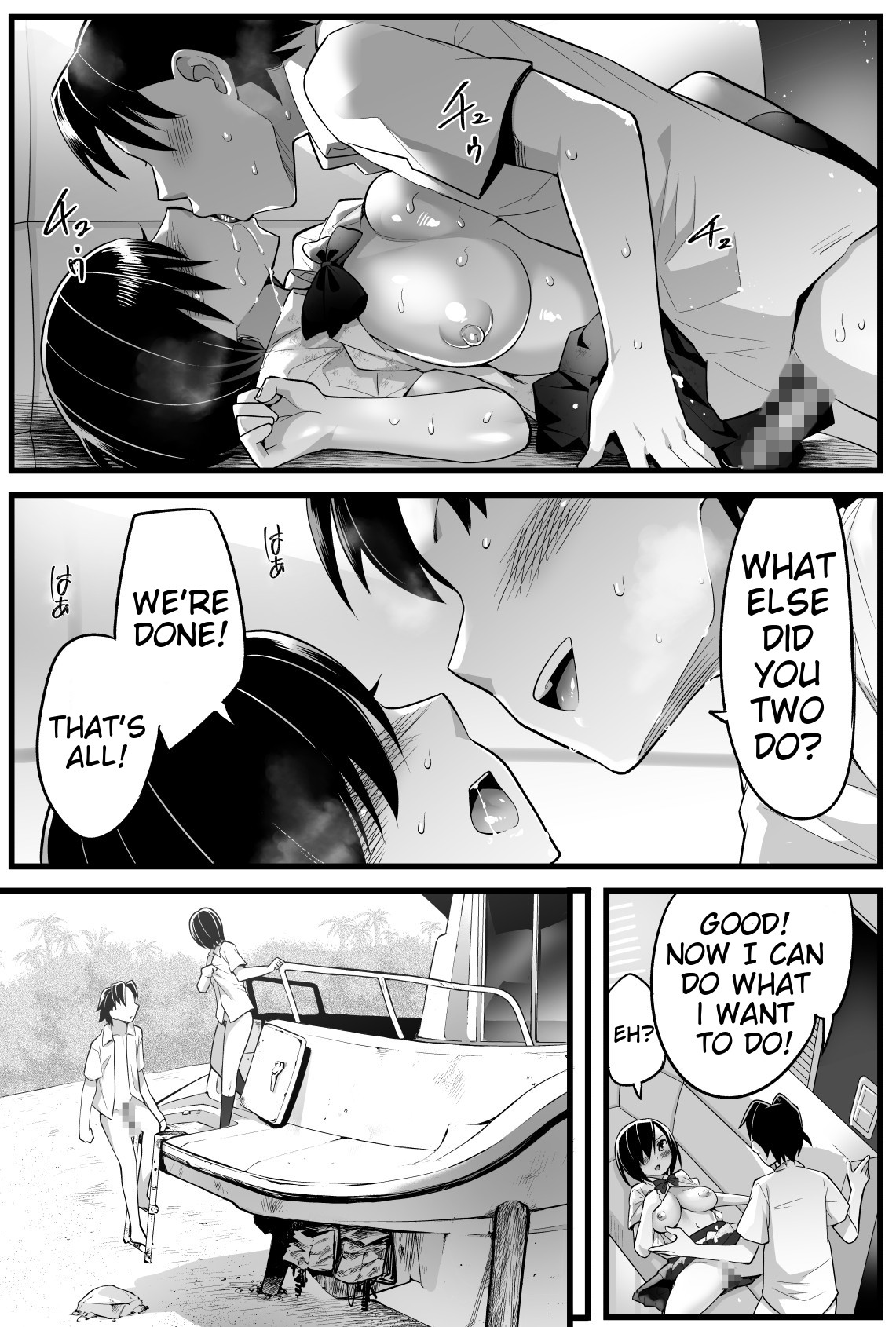 Hentai Manga Comic-Uninhabited Island JK! Take it easy, Yoshimura-san! Vol. 2-Read-32